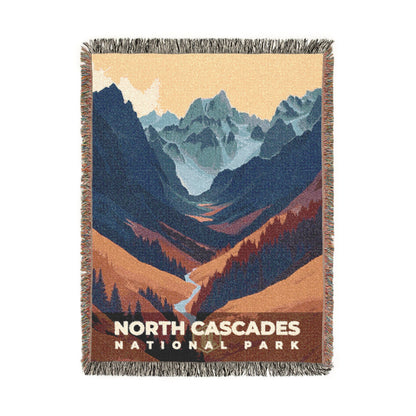 North Cascades National Park Woven Blanket | S20