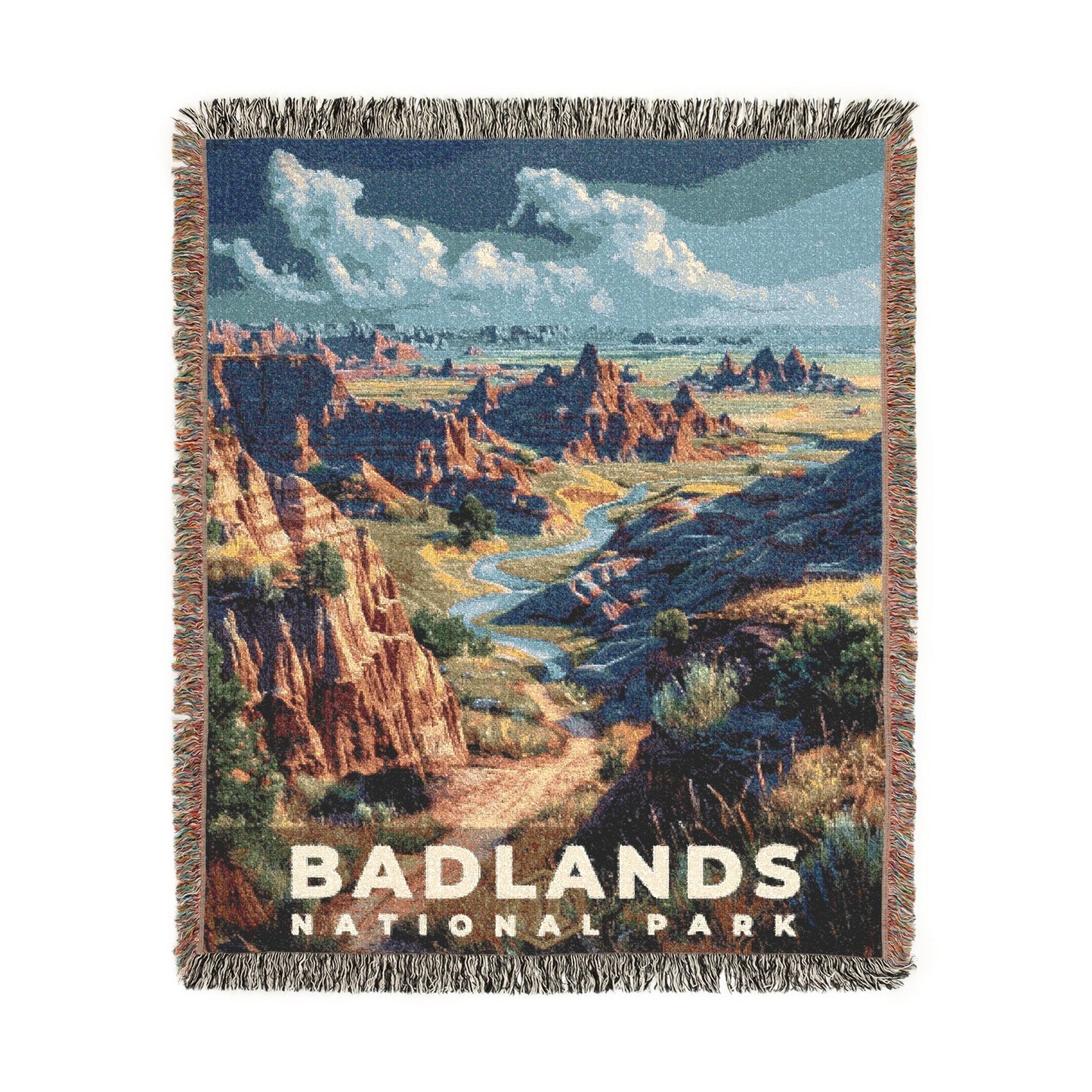 Badlands National Park Woven Blanket | S16