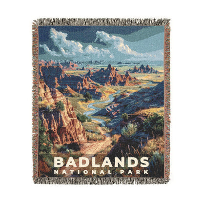 Badlands National Park Woven Blanket | S16