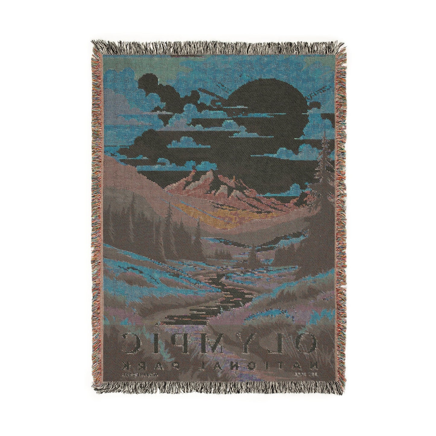 Olympic National Park Woven Blanket | S05