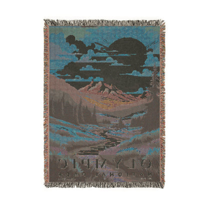 Olympic National Park Woven Blanket | S05
