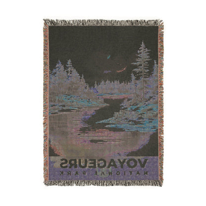 Voyageurs National Park Woven Blanket | S08