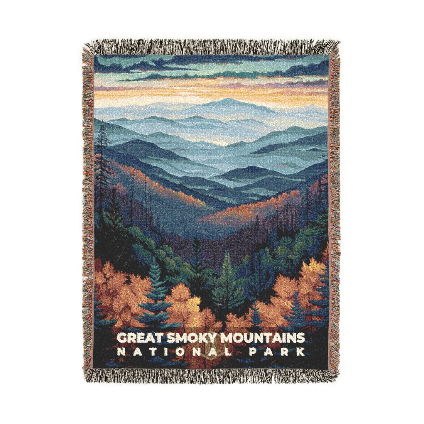 Great Smoky Mountains National Park Woven Blanket | S11