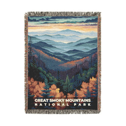 Great Smoky Mountains National Park Woven Blanket | S11