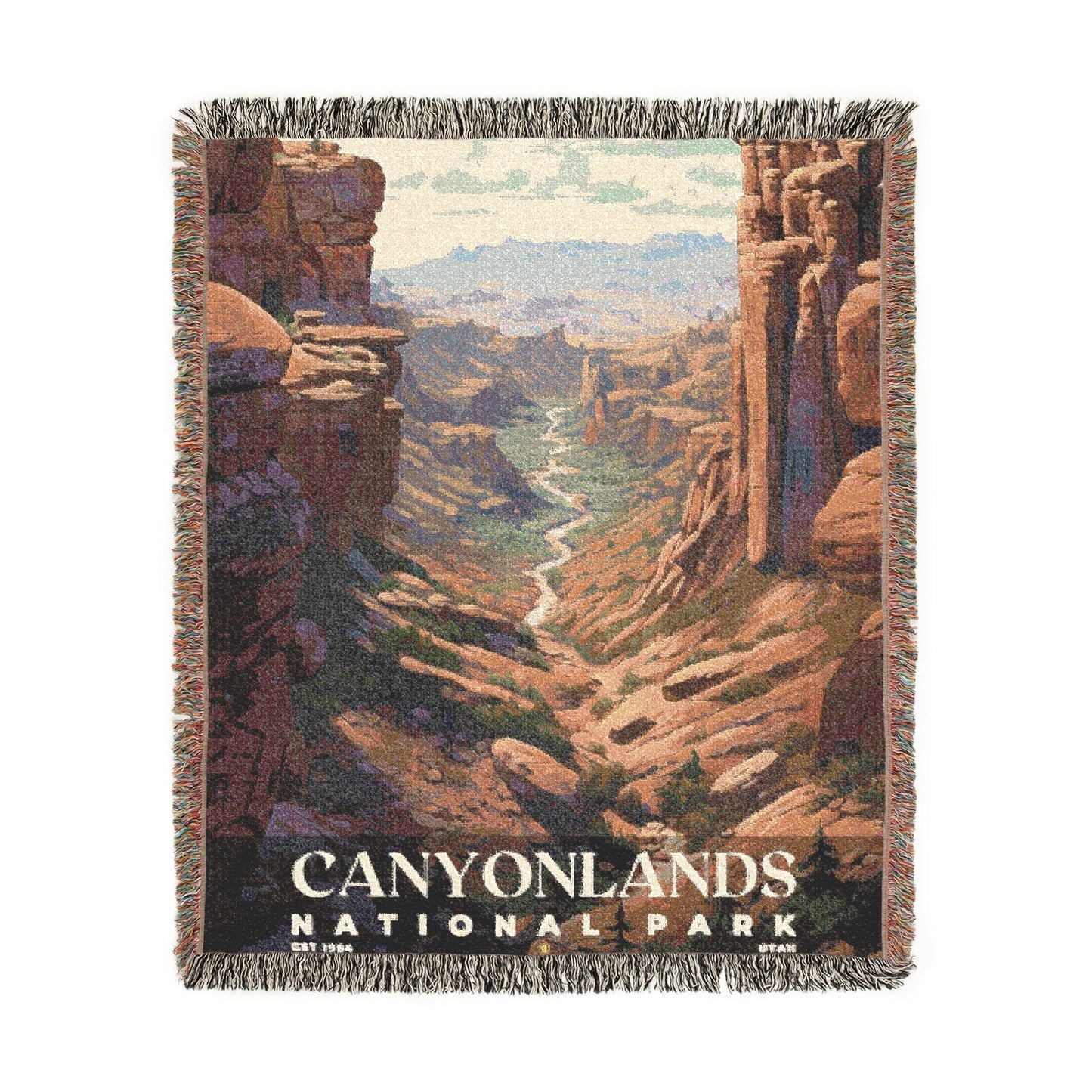 Canyonlands National Park Woven Blanket | S02
