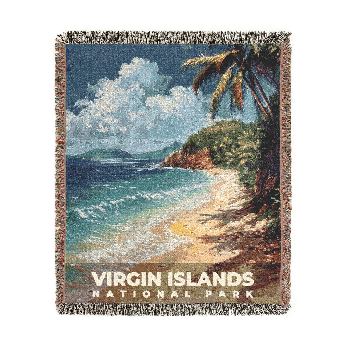 Virgin Islands National Park Woven Blanket | S14