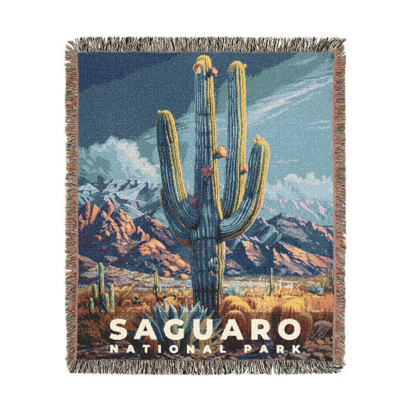Saguaro National Park Woven Blanket | S16