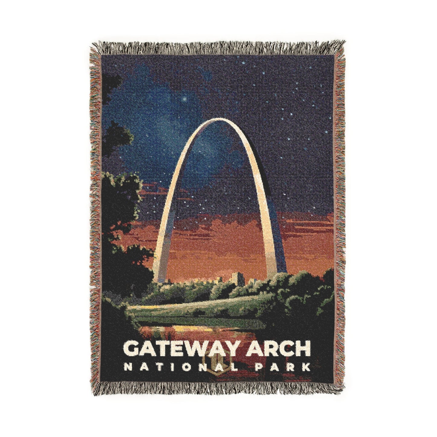 Gateway Arch National Park Woven Blanket | S07