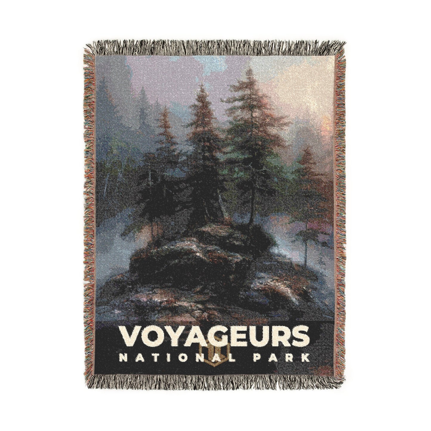 Voyageurs National Park Woven Blanket | S12