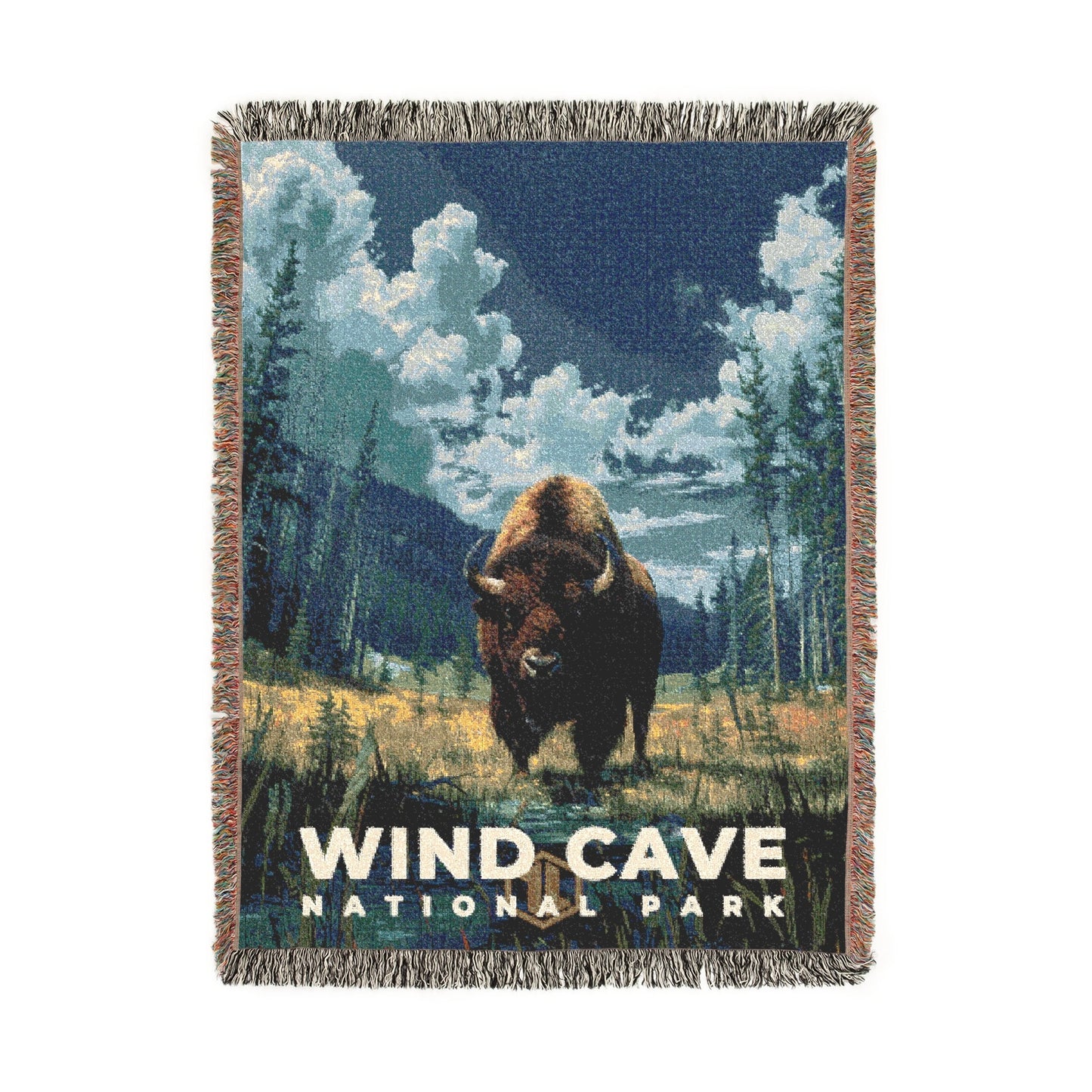 Wind Cave National Park Woven Blanket | S13