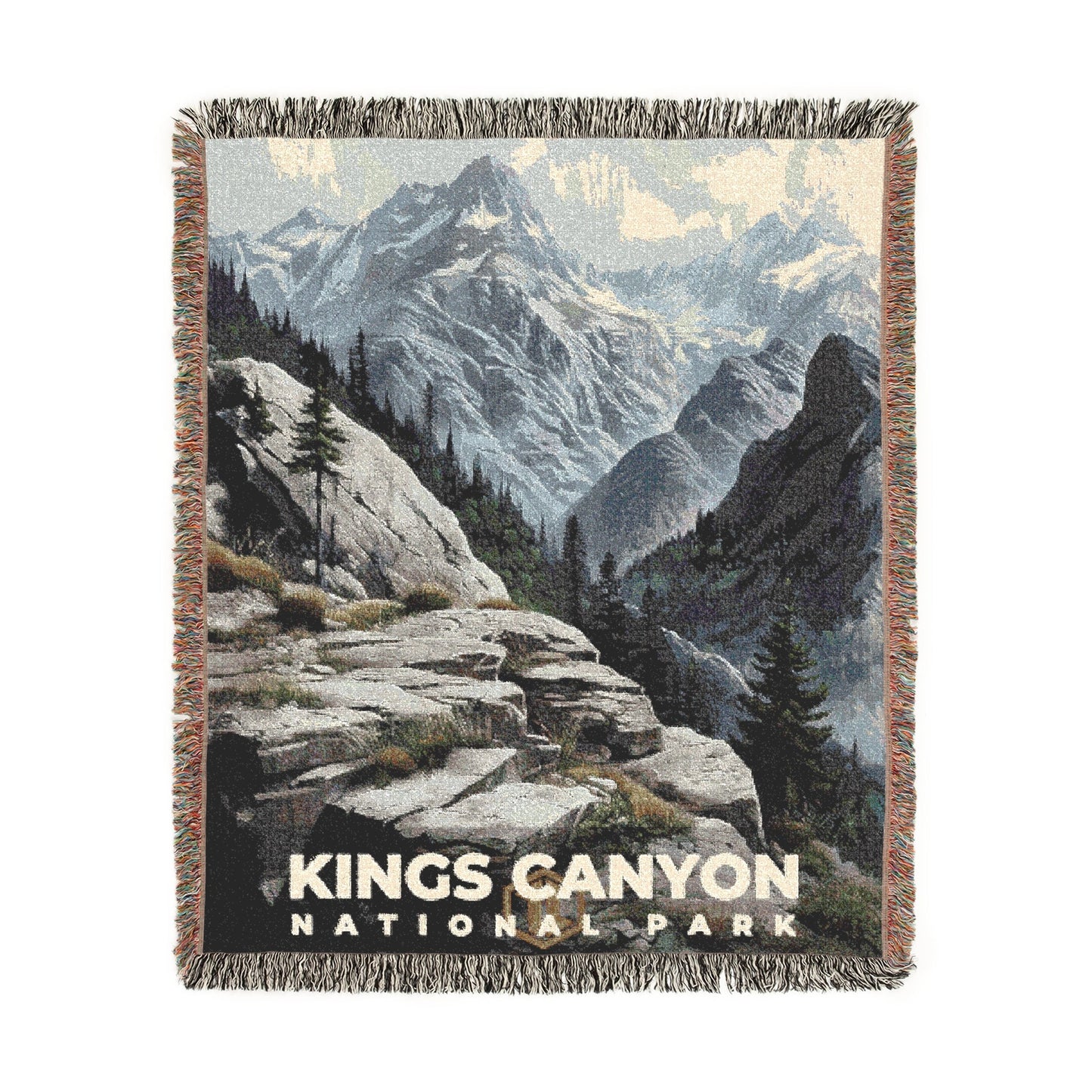 Kings Canyon National Park Woven Blanket | S17