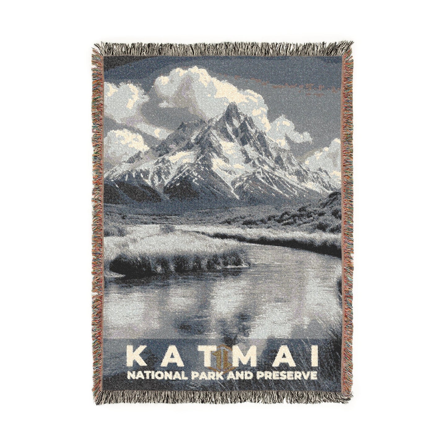 Katmai National Park Woven Blanket | S15