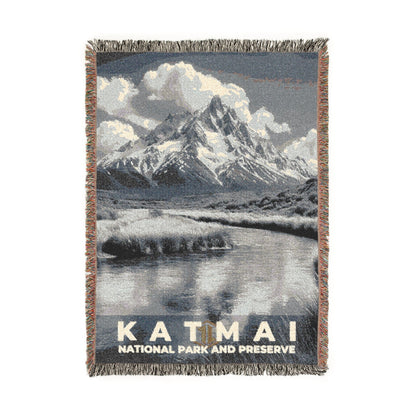Katmai National Park Woven Blanket | S15