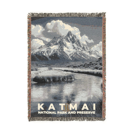 Katmai National Park Woven Blanket | S15