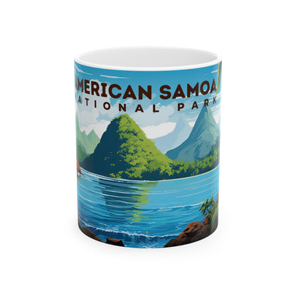 American Samoa National Park Mug | White Ceramic Mug (11oz, 15oz)