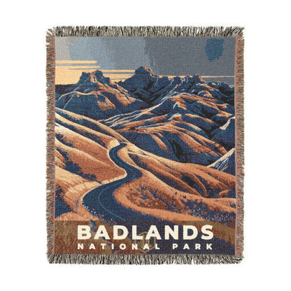 Badlands National Park Woven Blanket | S19