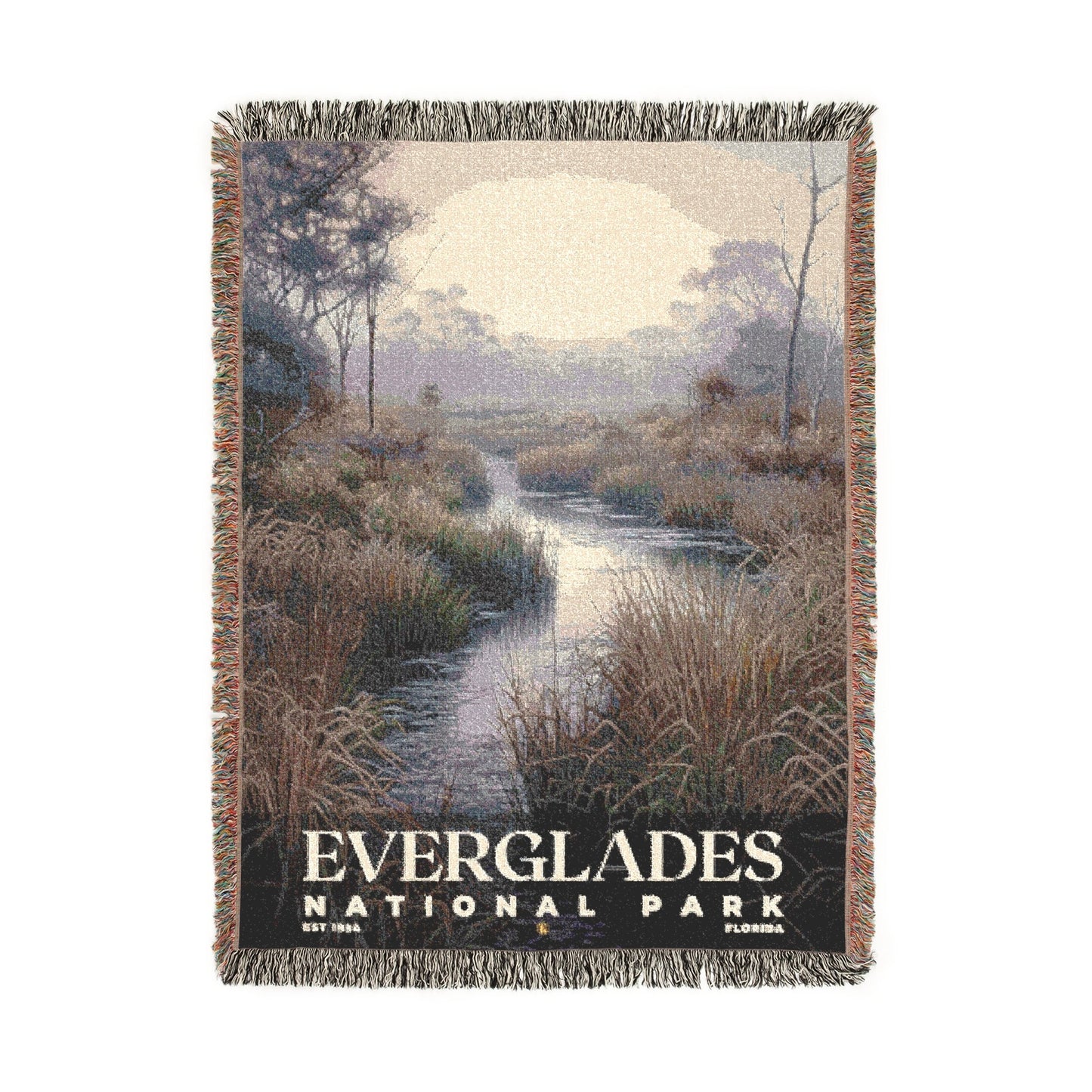 Everglades National Park Woven Blanket | S02