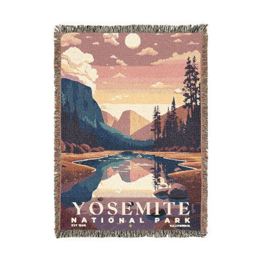 Yosemite National Park Woven Blanket | S05