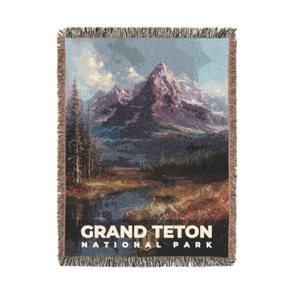 Grand Teton National Park Woven Blanket | S12