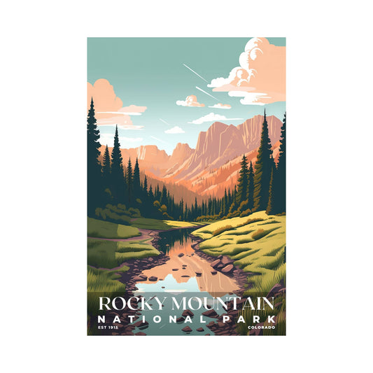 Rocky Mountain National Park Poster | S03