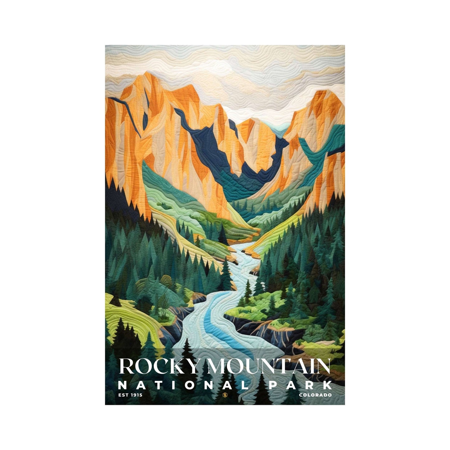 Rocky Mountain National Park Poster | S09