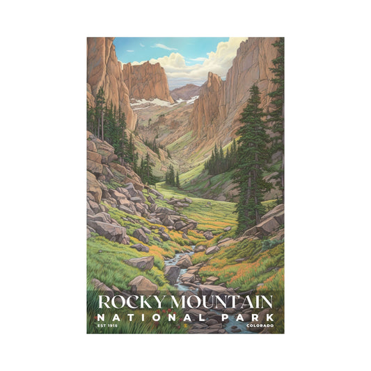 Rocky Mountain National Park Poster | S02