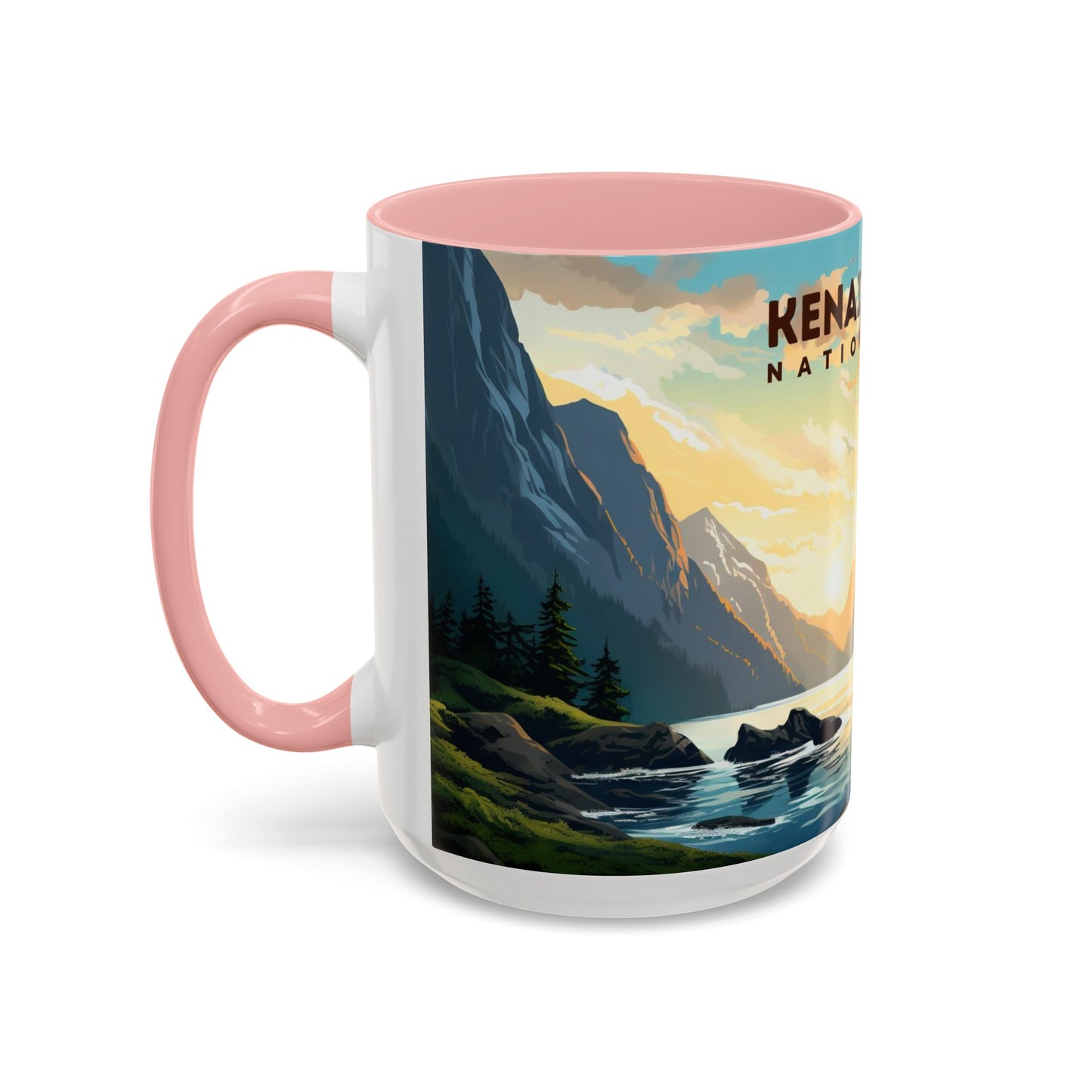 Kenai Fjords National Park Mug | Accent Coffee Mug (11, 15oz)