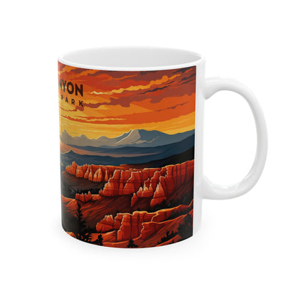 Bryce Canyon National Park Mug | White Ceramic Mug (11oz, 15oz)