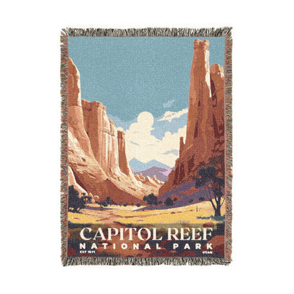 Capitol Reef National Park Woven Blanket | S03
