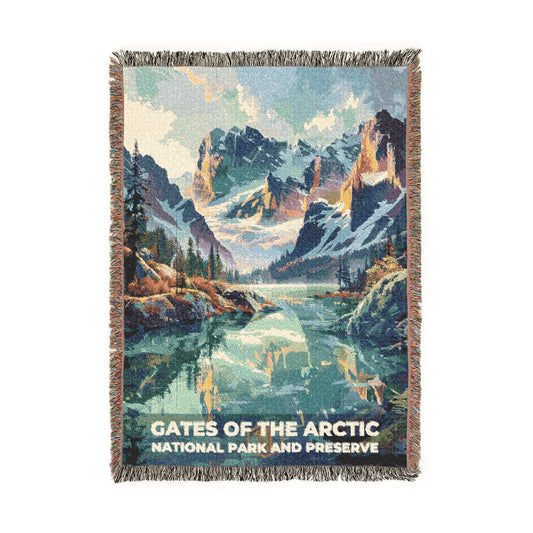 Gates of the Arctic National Park Woven Blanket | S11