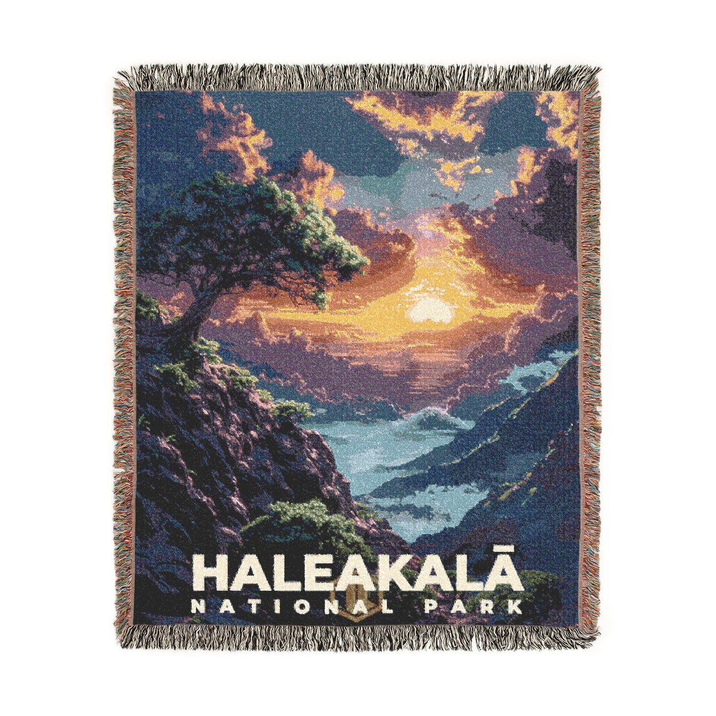Haleakala National Park Woven Blanket | S13