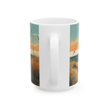 Indiana Dunes National Park Mug | White Ceramic Mug (11oz, 15oz)