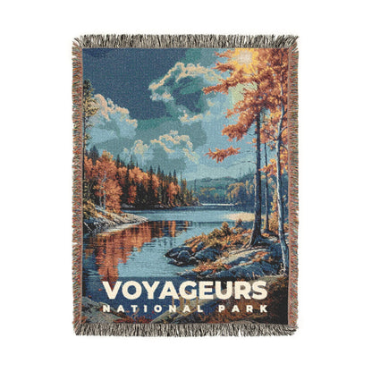 Voyageurs National Park Woven Blanket | S16
