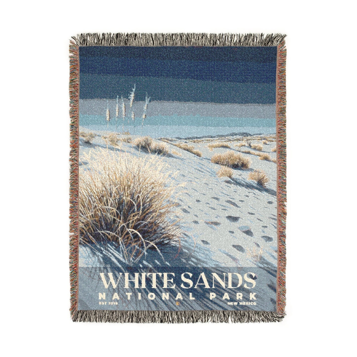 White Sands National Park Woven Blanket | S02