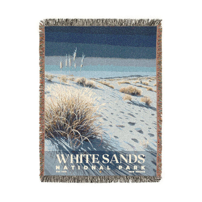 White Sands National Park Woven Blanket | S02