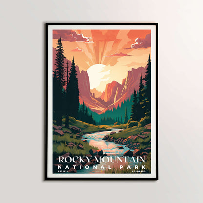 Rocky Mountain National Park Poster | S05