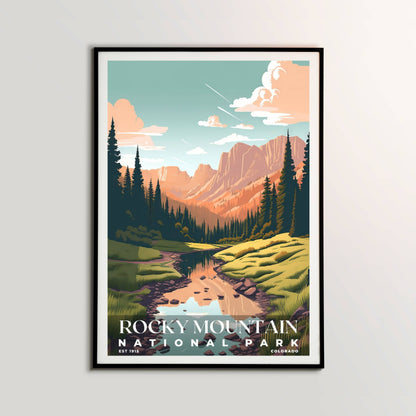 Rocky Mountain National Park Poster | S03