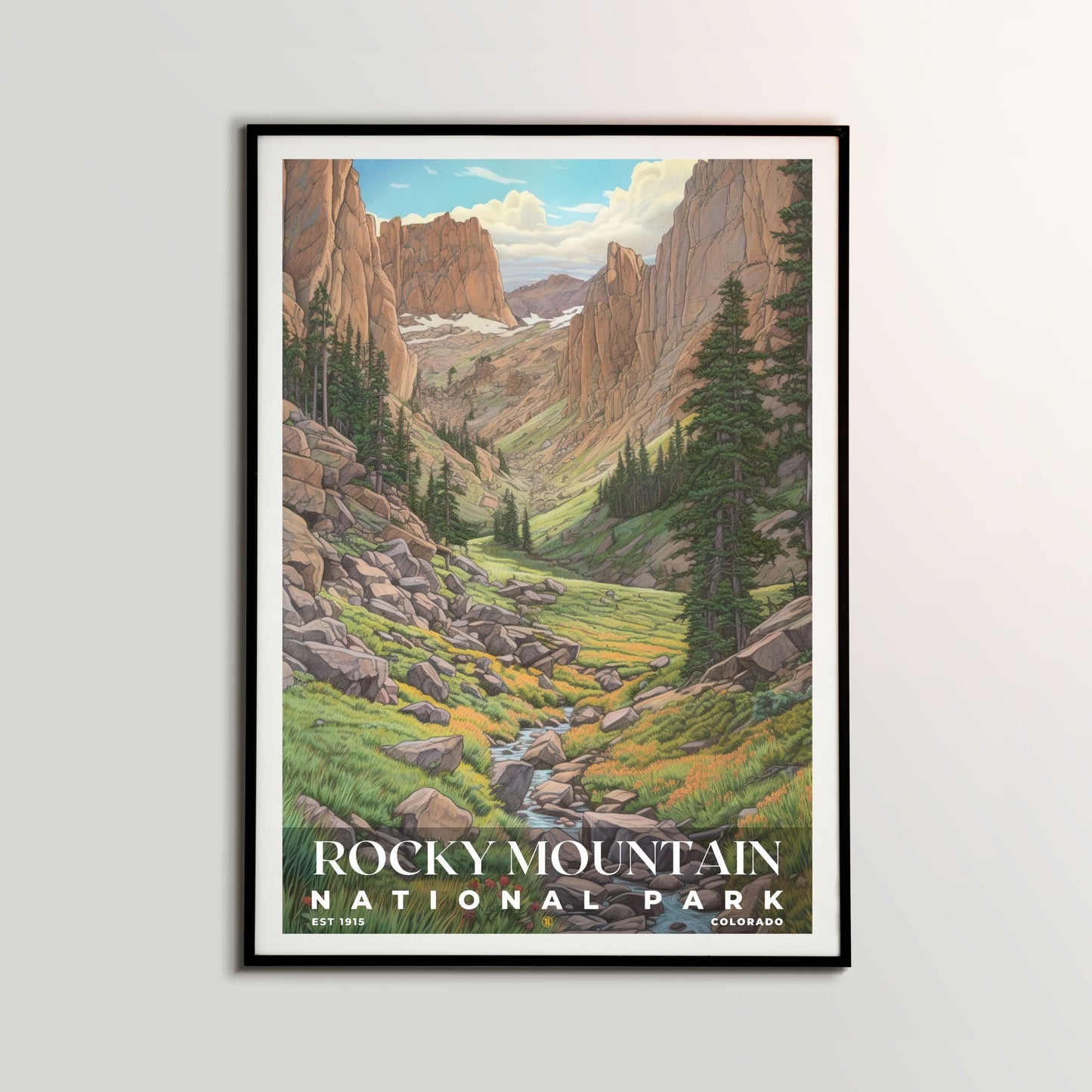 Rocky Mountain National Park Poster | S02