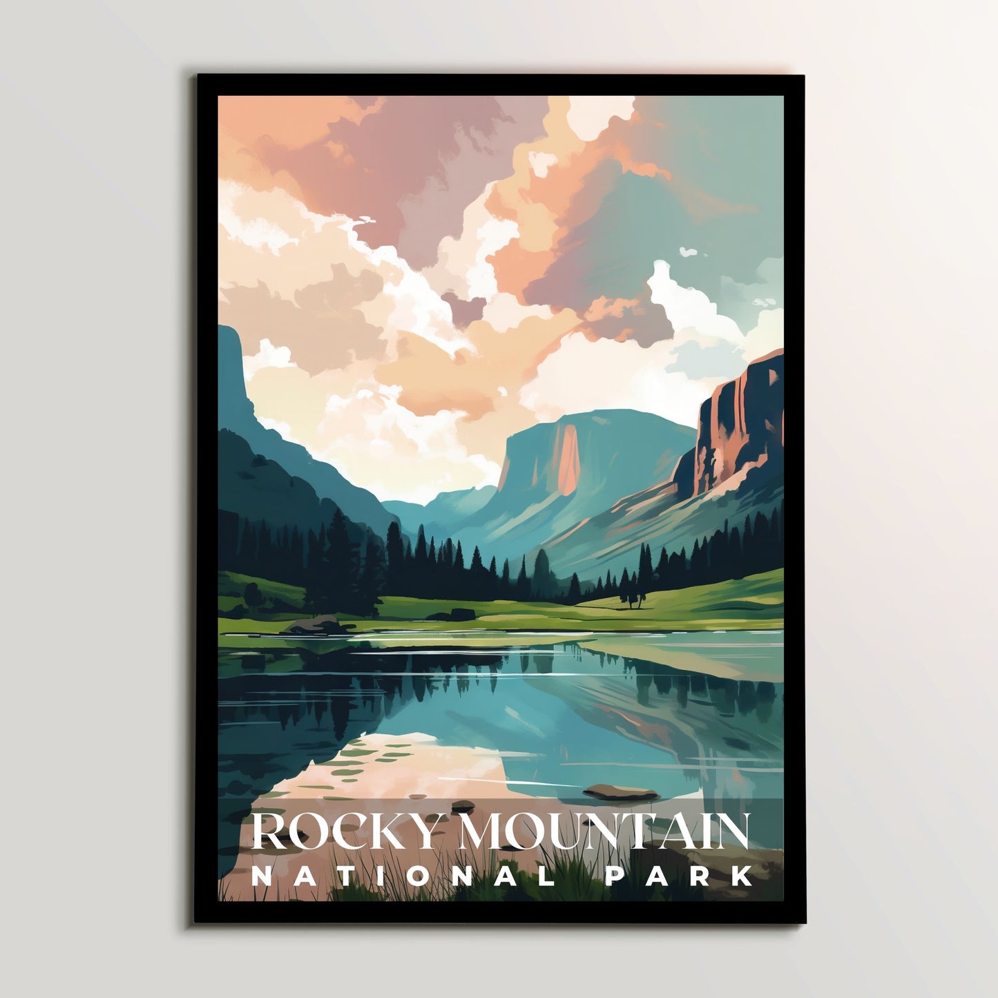 Rocky Mountain National Park Poster | S01