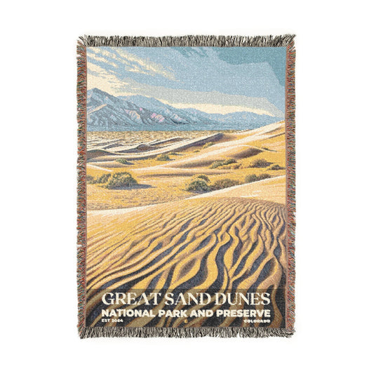 Great Sand Dunes National Park Woven Blanket | S02