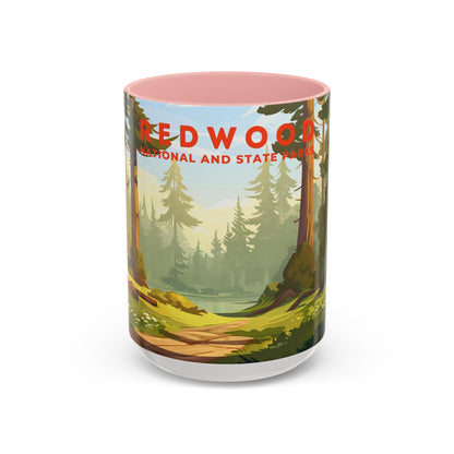 Redwood National Park Mug | Accent Coffee Mug (11, 15oz)