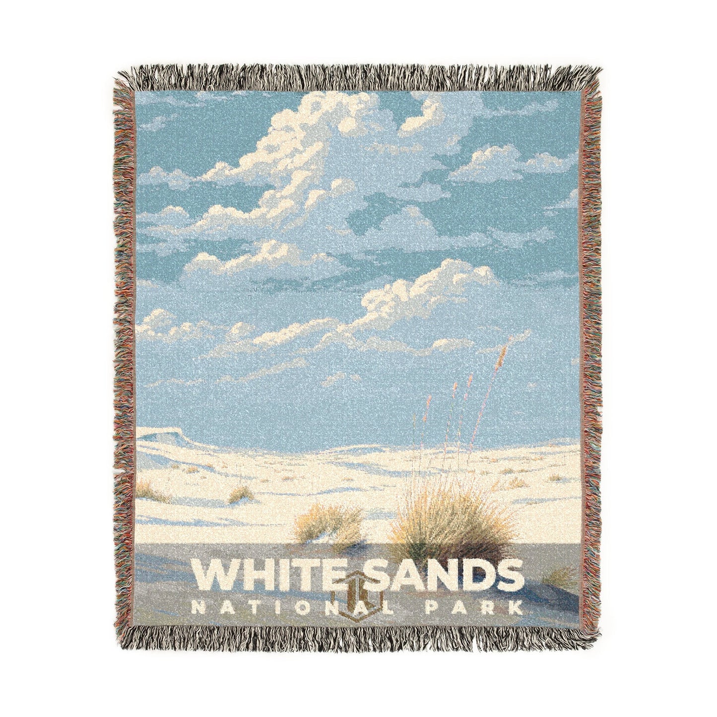 White Sands National Park Woven Blanket | S06