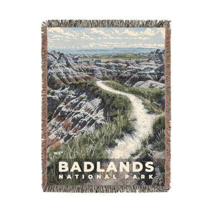Badlands National Park Woven Blanket | S17