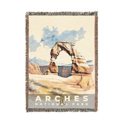 Arches National Park Woven Blanket | S08