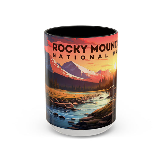 Rocky Mountain National Park Mug | Accent Coffee Mug (11, 15oz)