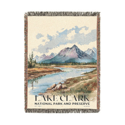 Lake Clark National Park Woven Blanket | S04