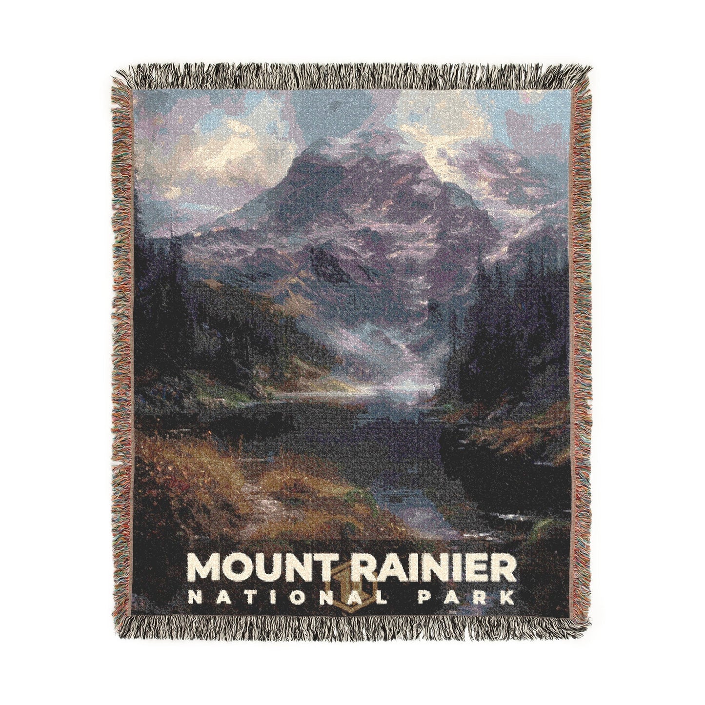 Mount Rainier National Park Woven Blanket | S12
