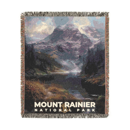 Mount Rainier National Park Woven Blanket | S12