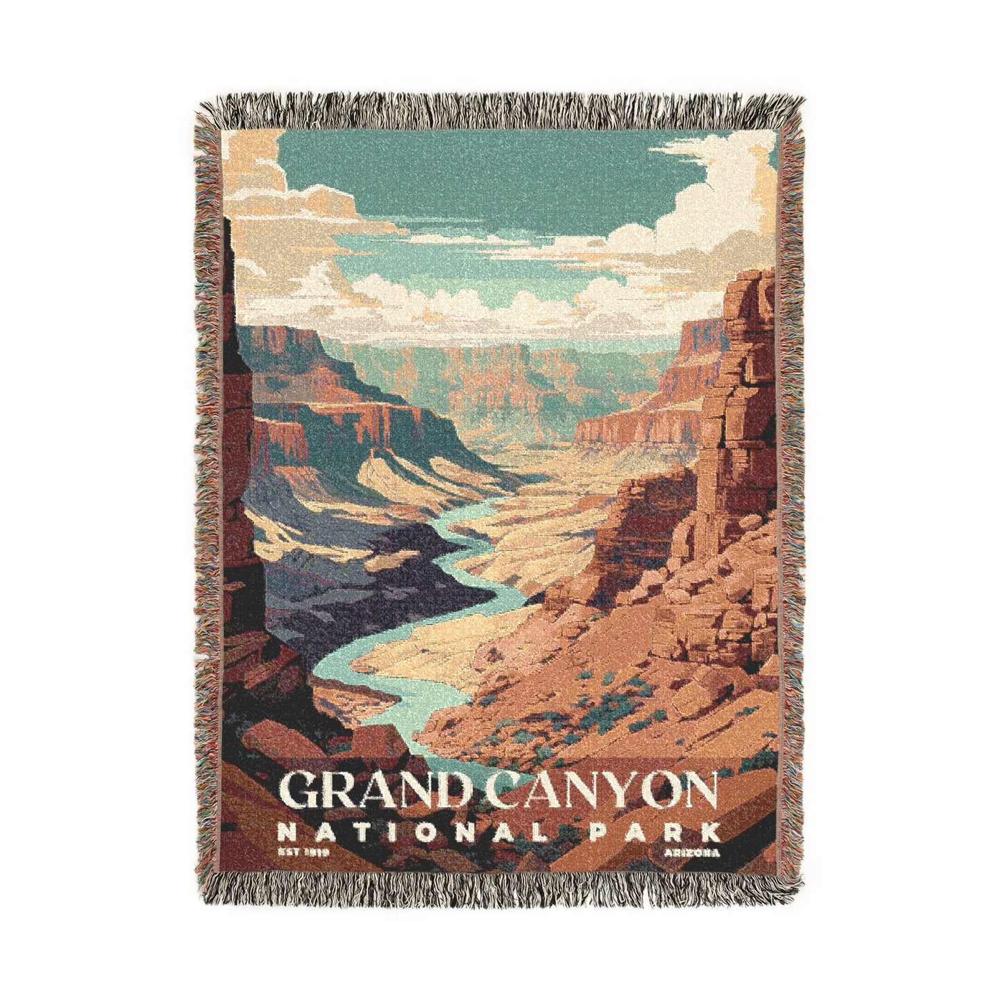 Grand Canyon National Park Woven Blanket | S03