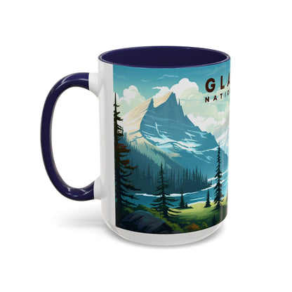 Glacier National Park Mug | Accent Coffee Mug (11, 15oz)